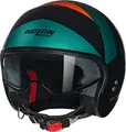 Produktbild: NOLAN HELMET N21 06 TANGENTE 347 M, Black/Army Green/Orange