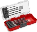 Produktbild: Einhell 108733 Holz-Spiralbohrer-Set 10teilig 3 mm, 4 mm, 5 mm, 6 mm, 7 mm, 8 mm 1 Set (108733)