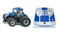 Produktbild: siku 6739, New Holland T7.315 Traktor, 1:32, Blau, Metall/Kunststoff, Ferngesteuert, Inkl. Bluetooth Fernsteuermodul, Mit abnehmbaren Doppelreifen, Steuerung via App oder Gaming Controller möglich