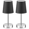 Produktbild: DeubaXXL DE Tischlampe Lumière 2er-Set Anthrazit 32x13x13cm 995531