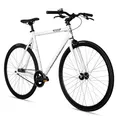 Produktbild: Bergsteiger Kyoto 28 Zoll Singlespeed Fixie Fahrrad, Aluminium Rahmen, Flip-Flop-Nabe, Retro-Design, Fixed Gear, Urban Bike für Herren & Damen