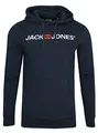 Produktbild: JACK & JONES Herren Kapuzenpullover Jjecorp Logo Sweat Hood Noos, Blau (Navy Blazer Detail: Reg Fit), X-Large