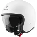 Produktbild: Bogotto Motorradhelm H589 Solid Jethelm, Ratschenverschluss, ECE 22.06 weiß L