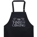 Produktbild: FOOD IS COMING Schürze Grillschürze für Männer Game of Thrones Kochschürze