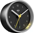 Produktbild: Braun BC12SB - Quarzwecker - Rund - Schwarz - Silber - 12 h - Summer - Akku