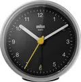 Produktbild: Braun Quarzwecker Silber-Schwarz BC12SB