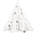 Produktbild: GRUBly® Servietten Weihnachten Sterne Silber (Winter Limited Edition) | Stoffähnlich/Airlaid | 40x40cm | 50 Stück