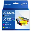 Produktbild: LC422XL XL Große Kapazität LC-422XLVAL Tintenpatronen Value Pack für Brother ...