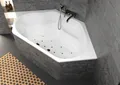 Produktbild: RIHO Winnipeg Eck-Badewanne, mit Air-System, Einbau, 2-Sitzer, 145x145x47,5cm,
