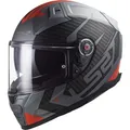Produktbild: Motorrad Helm XXL - LS2 Vector II 2 Splitter FF811 - titan-rot matt