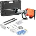 Produktbild: Hochleistungs-Betonbrecher Abbruchhammer 2200 w, 1-1/8 Zoll / 28,6 mm Elektroabbruchhammer, Bohrhammer Betonhammer Stemmhammer 1400 bpm, inkl.