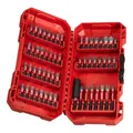 Produktbild: Milwaukee Shockwave Bit Set 56 tlg. Bits Werkzeug Etui TX 10-50 PZ PH 1-3 HEX SL