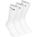 Produktbild: Nike Everyday Cush Crew Sportsocken 3er Pack-Weiß,Schwarz, Größe 38-42 (auch verfügbar in 34-38, 42-46, 46-50)