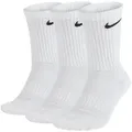 Produktbild: NIKE Unisex 3er Pack Sportsocken - Everyday, Cotton Cushioned Crew, einfarbig Weiß / 38-42