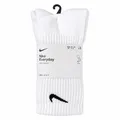 Produktbild: Nike Everyday Cushioned Crew Socken 6 Paar Weiß Dri-FIT Tennis Sportsocken 38-46