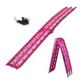 Produktbild: 1x TRUTZHOLM Auffahrrampe 228 cm Traglast 340 kg ALU pink klappbar Verladerampe Rampe Verladerampen Farbe nach Auswahl (1x Rampe Pink)