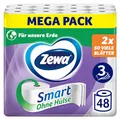 Produktbild: Zewa Smart Toilettenpapier Ohne Hülse, Großpackung Mit 48 Rollen (6 x 8 x 300 Blatt)