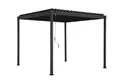Produktbild: MIRADOR Pergola 80 Solid 3x4 m Stahl Anthrazit verstellbares Lamellendach Garten Terasse Pergola Winterfest Stabil Pavillion