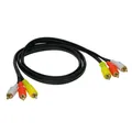 Produktbild: ACV A/V Kabel 1 m / 3 Stecker rot-weiß-gelb