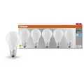 Produktbild: 5er Pack OSRAM LED BASE E27 Glühbirne matt 6,5W wie 60 Watt neutralweiß