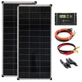 Produktbild: 200Watt 12Volt Solar Set Solaranlage Inselanlage Garten Camping Solarmodul