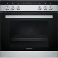 Produktbild: Siemens Einbau-Backofen-Set EQ110KA1Z: EA64RGNA1E + HE113FBS2 - Silber