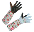 Produktbild: 2 Paar Rosenhandschuhe Gr. 8 / M Rose Garden, hellblau Handschuhe Garten Schutz