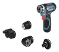 Produktbild: Bosch Professional Akku-Bohrschrauber GSR 12V-15 FC, 12 V, Mit 2x Akku 2 Ah & 1 Aufsatz - in L-BOXX 102