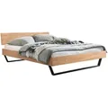 Produktbild: Hasena Bett, Eiche, Metall, Eiche, massiv, 140x200 cm, in verschiedenen Größen erhältlich, Schlafzimmer, Betten, Einzelbetten