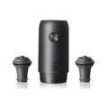 Produktbild: Vacu Vin Elektrischer Weinsaver - mit 2 Stopfen, wiederaufladbarer Vakuumverschluss, ideal zum Konservieren von bis zu 40 Flaschen, perfekt für Zuhause, Küche und jede Gelegenheit, inkl. Geschenkbox