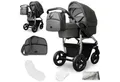 Produktbild: bergsteiger Kombi-Kinderwagen Babywagen Capri 3in1, Kombikinderwagen Komplettset, (10-tlg)