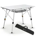 Produktbild: Campingtisch Klapptisch Tisch Gartentisch 90 x 52 cm Aluminium Camping Juskys®