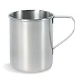 Produktbild: Tatonka Edelstahl-Becher Mug S (250 ml) - Einwandiger Trinkbecher mit 0,25l Volumen, Griff und Volumenskalierung - Lebensmittelecht, unzerbrechlich, schadstofffrei - Ø 7,5 x 9 cm