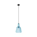 Produktbild: Lindby Hängeleuchte Belarion, blau, 1-flg., Glas, Ø 23 cm