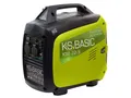 Produktbild: Könner & Söhnen Stromerzeuger KSB 22i S, 2,00 in kW, (Superleiser Inverter-Generator für empfindliche Geräte, 1-tlg., 2.0 kW, 62 dB(A), mit Sparmodus (ECON-MODUS) und Griff), Schalldämmgehäuse, Reine Sinuswelle, Mikroprozessor, EURO V