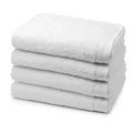 Produktbild: Möve - 4 teiliges Frottier-Set - Superwuschel (4 X Handtuch im Set) - 520 g/m2 - Baumwolle - Walkfrottee - saugstark - weich und flauschig - Snow