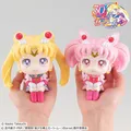 Produktbild: megaHouse Actionfigur Look Up Super Sailor Moon + Chibi Set