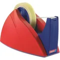 Produktbild: Tesa Klebebandabroller 57422 Easy Cut, rot/blau, Tischabroller für Klebeband 25mm x 66m