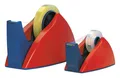 Produktbild: Tesa Tischabroller 57422 bis 66m x 25 mm rot blau - 57422-00-02