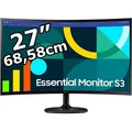 Produktbild: Samsung Monitor S36GD, S27D364GAU, 27 Zoll, Full HD 1920 x 1080 Pixel, 4 ms, 100 Hz, Curved
