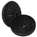 Produktbild: Set 2x Kohlefilter KF 17154 Amica 1160947 Aktivkohlefilter für Dunstabzugshaube