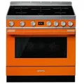 Produktbild: Smeg Kombistandherd, SMEG CPF9IPOR, Induktion, Orange, 90 cm