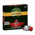 Produktbild: Jacobs Kaffeekapseln Lungo Classico, Intensität 6 von 12, 20 Nespresso®* kompatible Kapseln für 20 Getränke