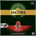 Produktbild: Jacobs Kaffee Lungo 6 für Nespresso 20-Kapseln 104g Packung