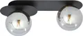 Produktbild: Deckenleuchten 2x40W/E14 IP20 Schwarz Schwarzgrau Modern
