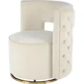 Produktbild: Sessel Drehsessel Beverly 100 Creme / Gold - Creme/Gold