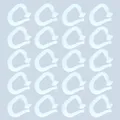 Produktbild: Good Life Faltenclips | Faltenlegehaken | Faltenhaken für Cliprollo in Weiss Inhalt 20 Stück