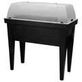 Produktbild: JELENIA PLAST Hochbeet, BxHxL: 99 x 106 x 49 cm, Kunststoff/Polypropylen - grau