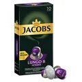 Produktbild: JACOBS LUNGO INTENSO Kaffeekapseln, Arabica- und Robustabohnen kräftig, 10 Portionen