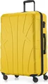 Produktbild: Suitline - Reisekoffer groß erweiterbar, Koffer XL 4 Rollen, Rollkoffer Hartschale, Trolley Hardcase Check-In Gepäck 20-23 kg, Gurtmaß 158 cm, TSA,Gelb